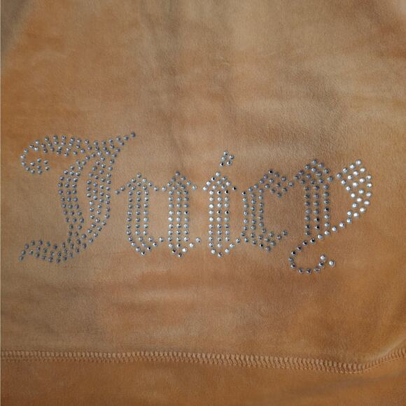 Y2k Juicy Couture Soft Brown Tracksuit Hoodie size Large - Picture 6 of 7